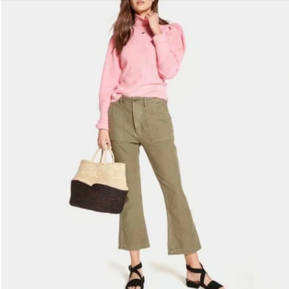 Nwt Frame Denim Wool & Cashmere Puff Sleeve Sweater - Picture 6 of 16